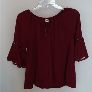off the shoulder blouse
